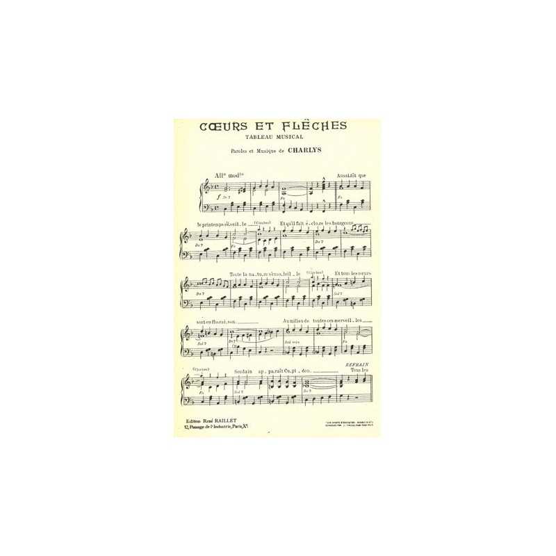 Partition CŒURS ET FLÊCHES