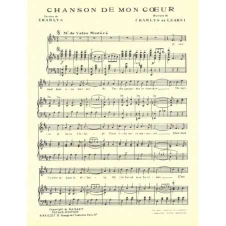 CHANSON DE MON CŒUR