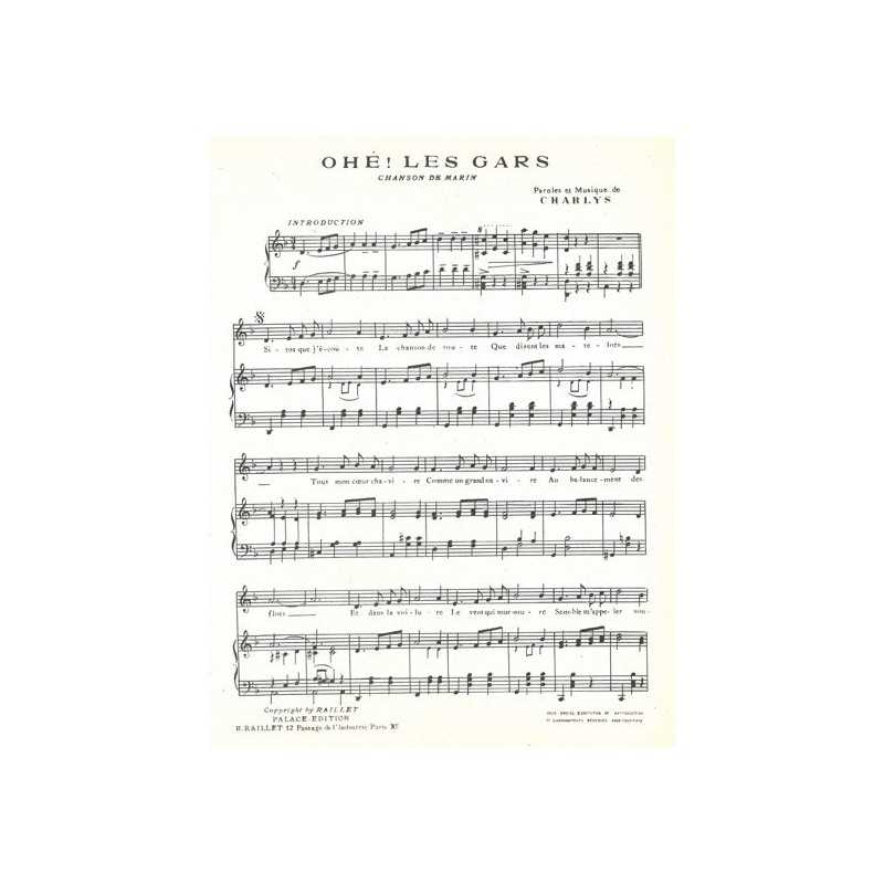 Partition OHÉ LES GARS