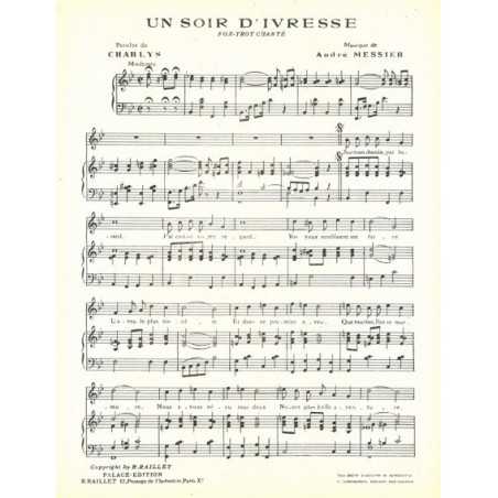 UN SOIR D'IVRESSE
