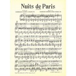 Partition NUITS DE PARIS