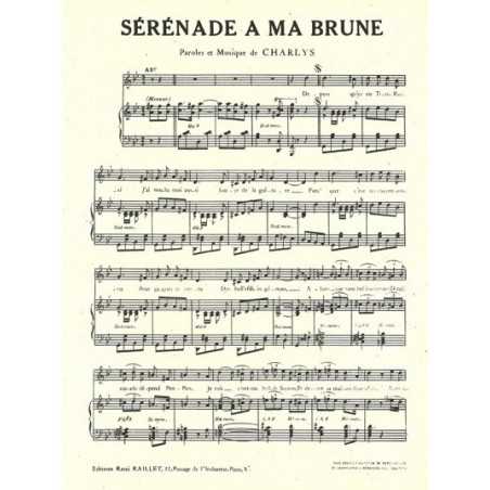 SÉRÉNADE À MA BRUNE