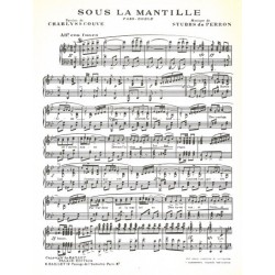 Partition SOUS LA MANTILLE