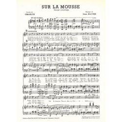 Partition SUR LA MOUSSE