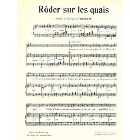 RÔDER SUR LES QUAIS