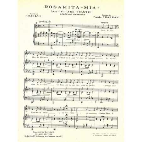 ROSARITA MIA (MA GUITARE CHANTE)