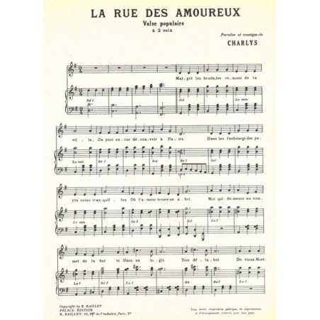 LA RUE DES AMOUREUX
