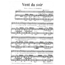 Partition VENT DU SOIR