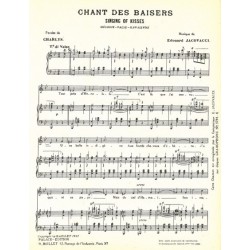 Partition CHANT DES BAISERS (SINGING OF KISSES)