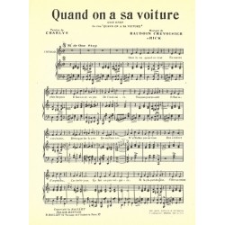 Partition QUANS ON A SA VOITURE