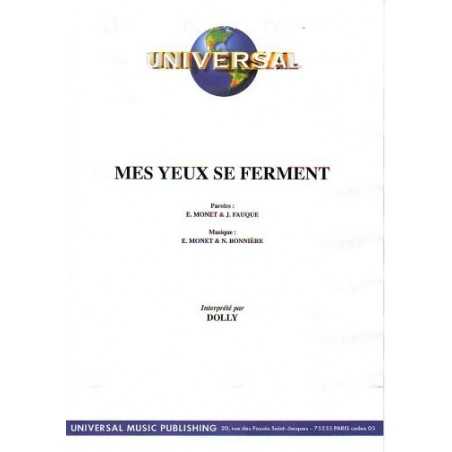 MES YEUX SE FERMENT