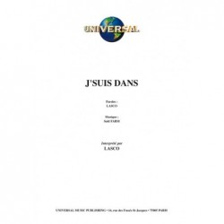 Partition J'SUIS DANS LASCO