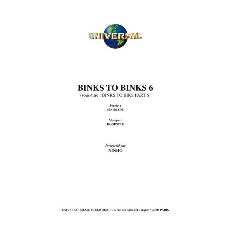 Partition BINKS TO BINKS 6 NINHO