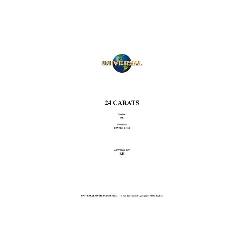 Partition 24 CARATS RK