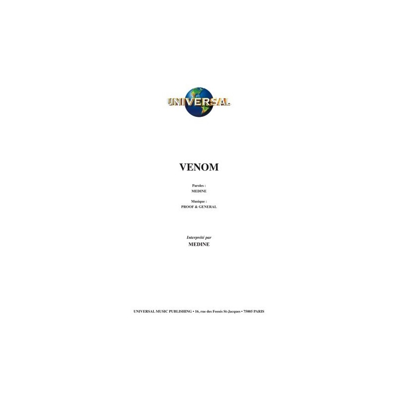 Partition VENOM MÉDINE