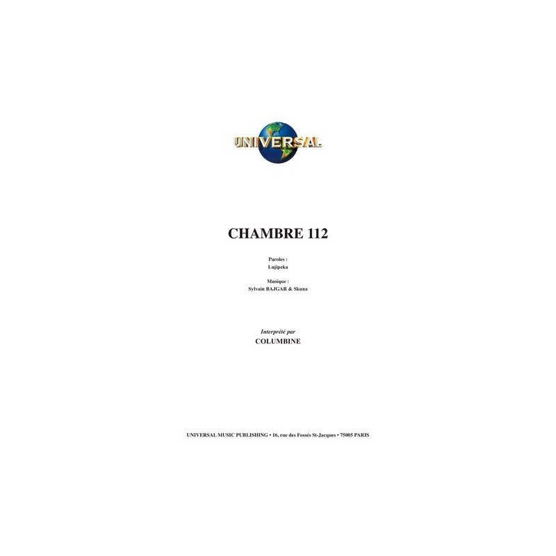 Partition CHAMBRE 112 COLUMBINE