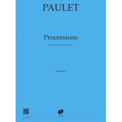 Sheet music PROCESSIONS Vincent PAULET