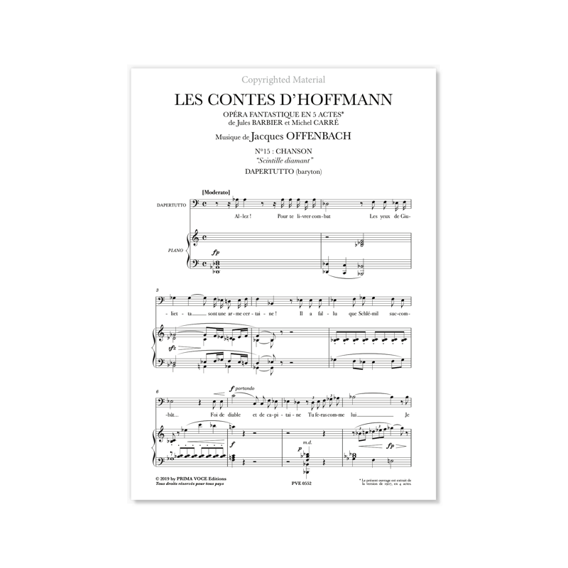 SCINTILLE DIAMANT (LES CONTES D'HOFFMANN)