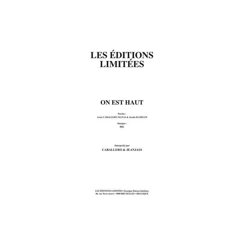 Partition ON EST HAUT CABALLERO & JEANJASS