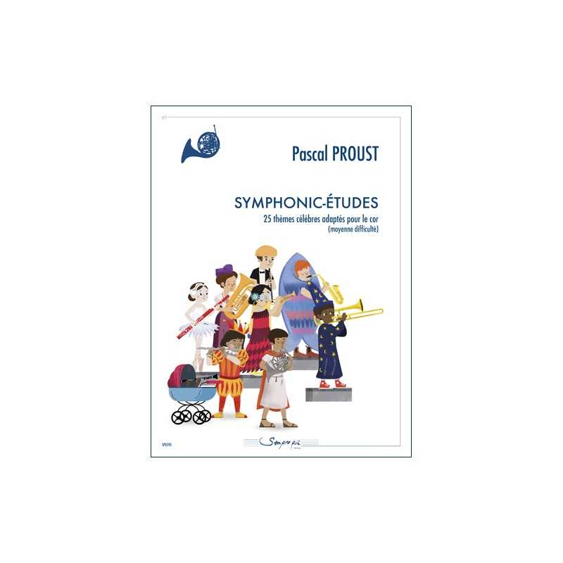 Sheet music SYMPHONIC-ÉTUDES Pascal Proust