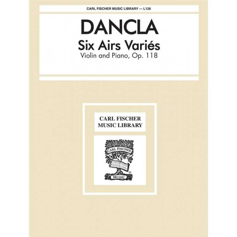 Partition SIX AIRS VARIÉS OP.118 Charles Dancla