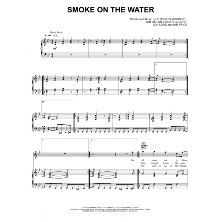 SMOKE ON THE WATER