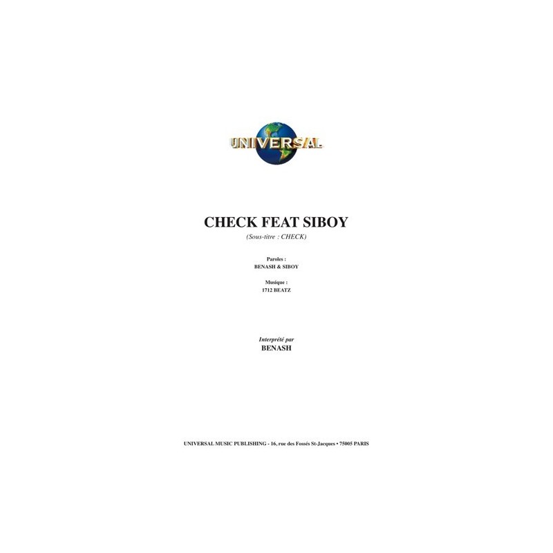 Partition CHECK FEAT SIBOY BENASH