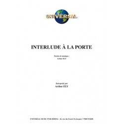Partition INTERLUDE À LA PORTE Arthur ELY