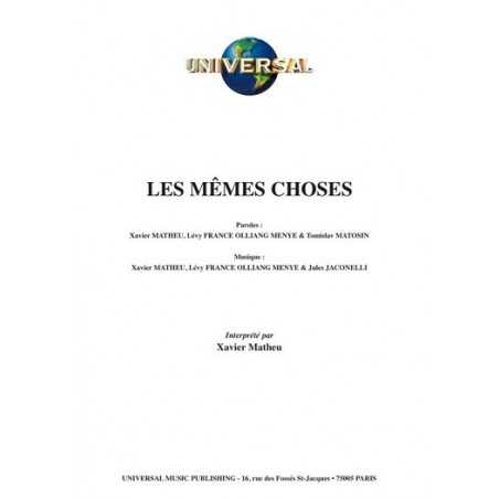 LES MÊMES CHOSES