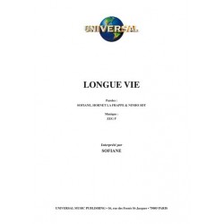 Partition LONGUE VIE SOFIANE