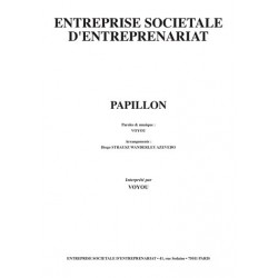 Partition PAPILLON VOYOU