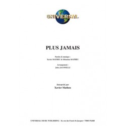 Partition PLUS JAMAIS Xavier MATHEU