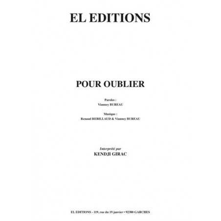POUR OUBLIER