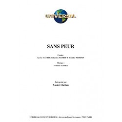 Partition SANS PEUR Xavier MATHEU