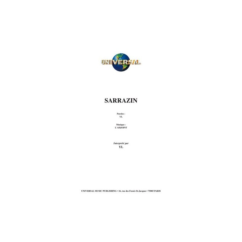 Partition SARRAZIN YL