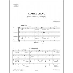 Partition VANILLE-CHOCO Pascal Proust