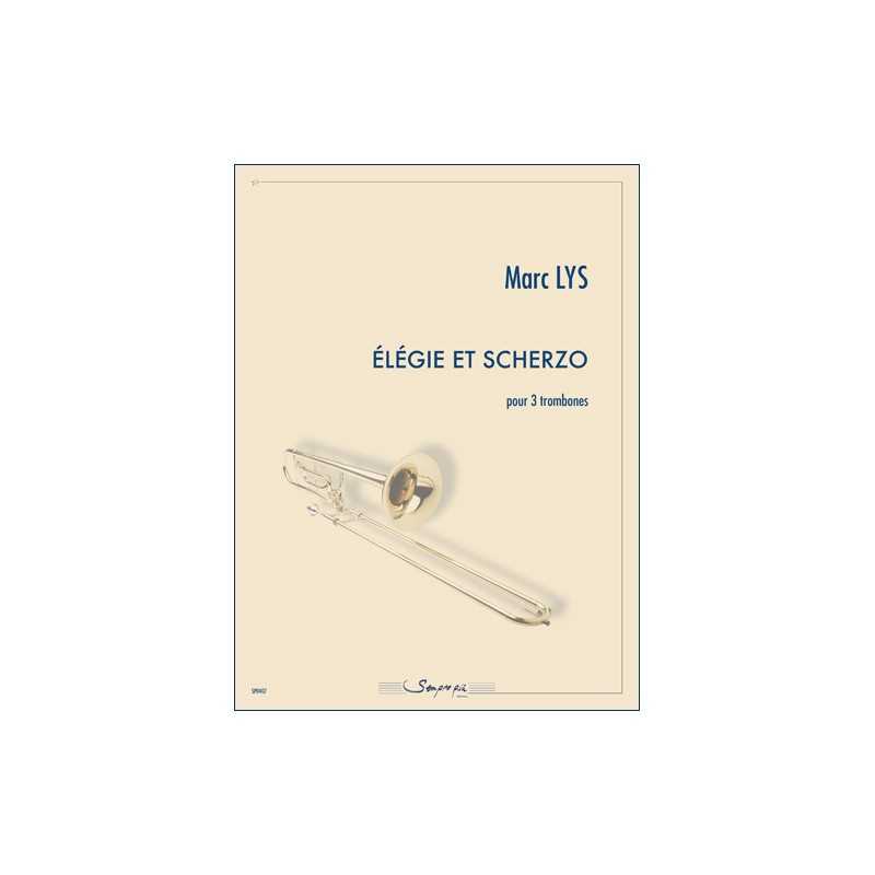 Sheet music ÉLÉGIE ET SCHERZO Marc Lys