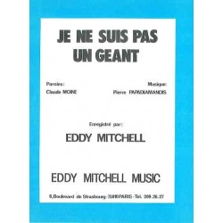 JE NE SUIS PAS UN GÉANT