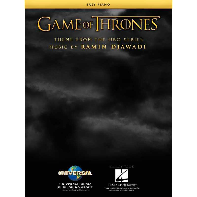 Sheet music GAME OF THRONES Ramin Djawadi