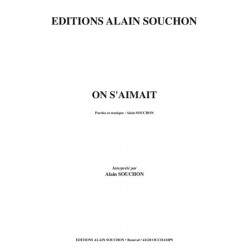 Partition ON S'AIMAIT Alain Souchon