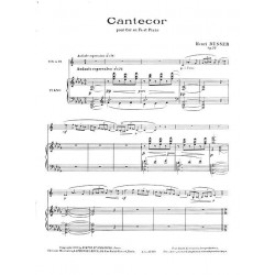Partition CANTECOR COR EN FA ET PIANO Henri Büsser