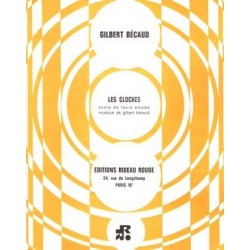 Sheet music LES CLOCHES Gilbert Bécaud