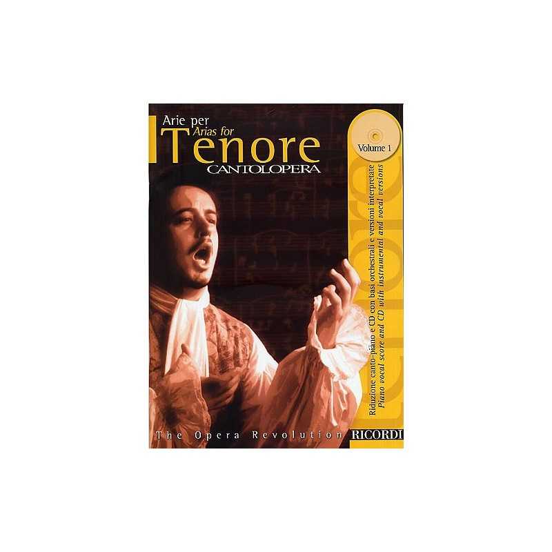 Cantolopera : Arias for Tenore Vol.1 (+ CD)