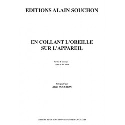 Partition EN COLLANT L'OREILLE SUR L'APPAREIL Alain Souchon