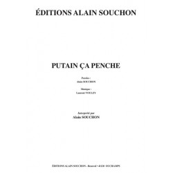 Partition PUTAIN ÇA PENCHE Alain Souchon PDF