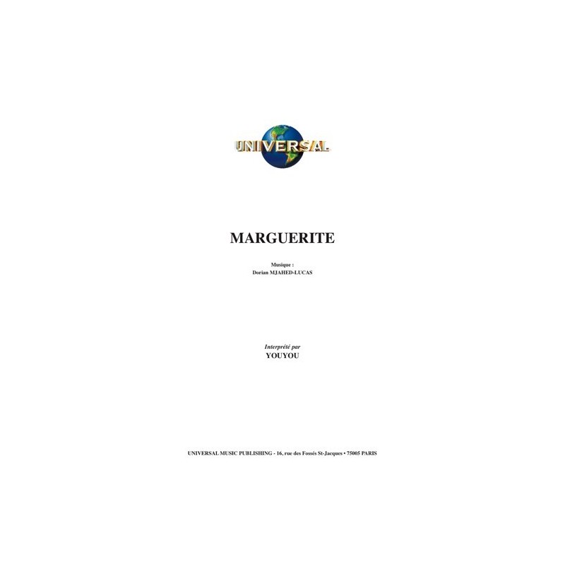 Partition MARGUERITE YOUYOU