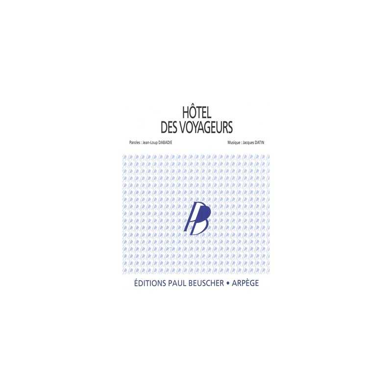 Sheet music HÔTEL DES VOYAGEURS Serge Reggiani pdf