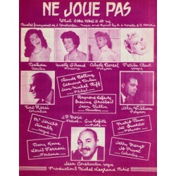 Sheet music NE JOUE PAS WHAT GOOD DOES IT DO ME Dalida
