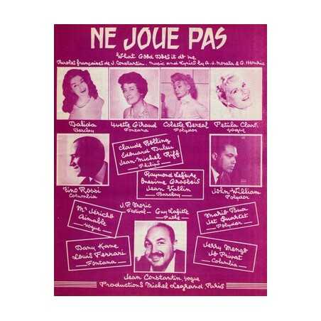 NE JOUE PAS (WHAT GOOD DOES IT DO ME)