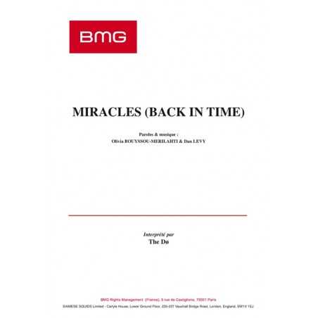 MIRACLES (BACK IN TIME)